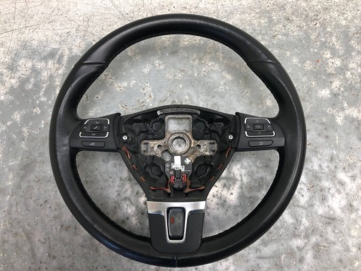 steering wheel, leather MULTIFUNKCJA VW GOLF VI 5C0419091K 5K0959542A