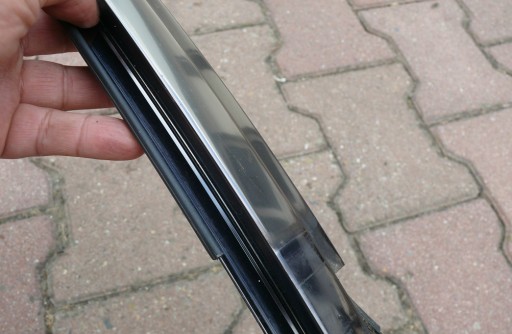 moulding CHROM door left rear part MERCEDES W140 S-KLASA