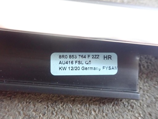moulding dust right rear part AUDI Q5 2008- 8R