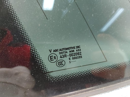 PORSCHE MACAN S 95B window rear part left 2015 AS3