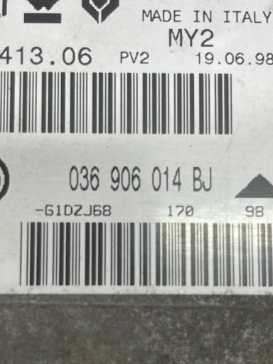 Bedienteil VOLKSWAGEN LUPO 036906014BJ IAW4AV.V8