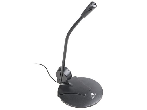 Mikrofon S5 biurkowy do komputera statyw czarny