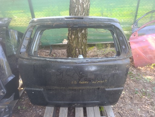 trunk door boot rear part rear opel zafira b z20r- without windows black