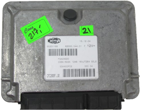 208F.10 62000.044.01 - LANCIA КОМПЬЮТЕР КОРОБКИ 55201188 ХФУ 208F. 10