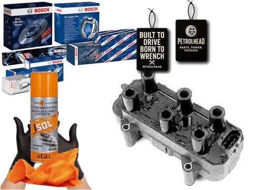 BOS0 221 - Катушка зажигания opel 2.0 3.0 v6 omega b bosch #petrolhead pro+ kit4