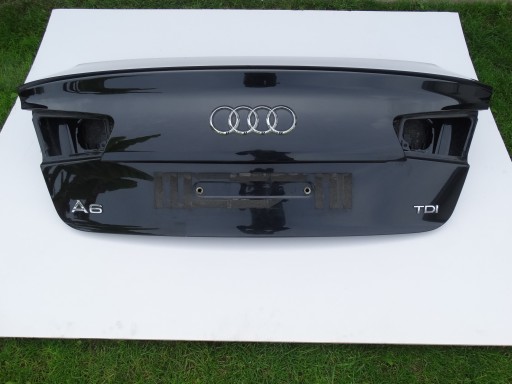 AUDI A6 C7 Sedan heckklappe kofferraumdeckel Abdeckung Kofferraum LZ9Y schwarze ALUMINIUM Original ASO