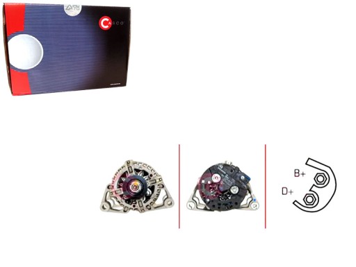 CAS/CAL10225AS/ZAPS - Генератор каско 9117932 9192824 6204071 90543234 + помічник зіткнення #34