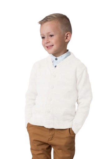Jomar Дитячий светр білий акрил 146