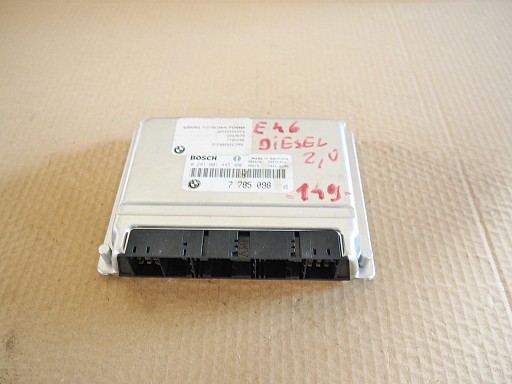 Компьютерный контроллер дизельного двигателя bmw e46 2.0 0281001445 7785098