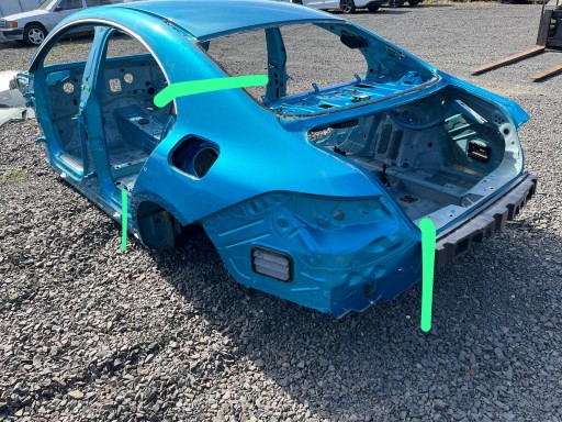 Мерседес cla w118 lift hybryda 2025 задній лівий підлокітник colour 888