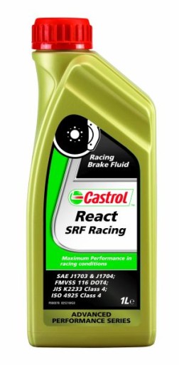 ТОРМОЗНАЯ ЖИДКОСТЬ CASTROL 1л / REACT SRF RACING REACT SRF RACING 1л