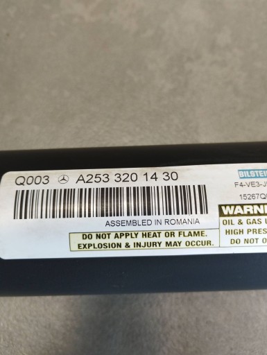 Mercedes-Benz GLC X253 shock absorber rear part A2533201430