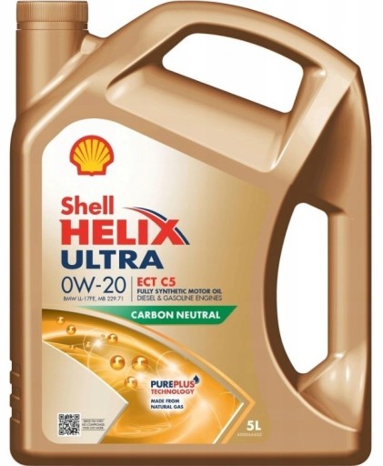 SHELL 0W-20 HELIX ULTRA ECT 5L SHE0W20ECT5L