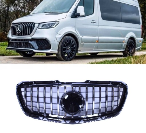 JGCP90603f8GLSBM - Решітка ПАНАМЕРІКАНА MERCEDES W906 SPRINTER FACELIFT