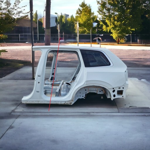 2119 32131645 - ЧЕТВЕРТЬ ПОДОКОННИК ЦЕНТРАЛЬНАЯ ЛЕВАЯ СТОЙКА VOLVO XC90 2015-ЦВЕТ 707