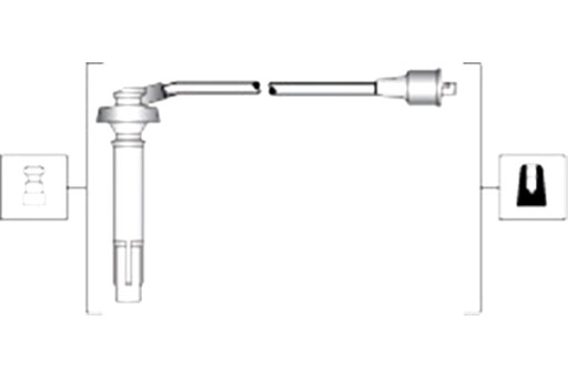 941318111310 - КОМПЛЕКТ КАБЕЛІВ ЗАПАЛЮВАННЯ MAGNETI MARELLI SUBARU FORESTER 2.0