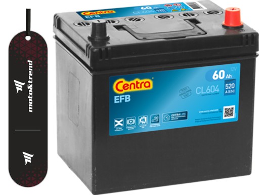 АКУМУЛЯТОРНІ ЦЕНТРИ MICRO-HYBRID 60AH 520A EFB CL604