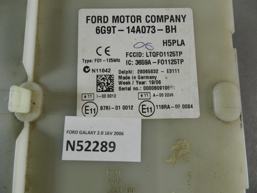 FORD GALAXY MK3 skříňka BSI 6G9T14A073BH