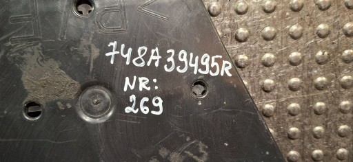 Blende Abdeckung Unterfahrschutz links heck 748A39495R RENAULT TALISMAN 2015