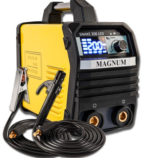 ЗВАРЮВАЛЬНИЙ АПАРАТ MAGNUM SNAKE 200 LED ІНВЕРТОР 200A MMA
