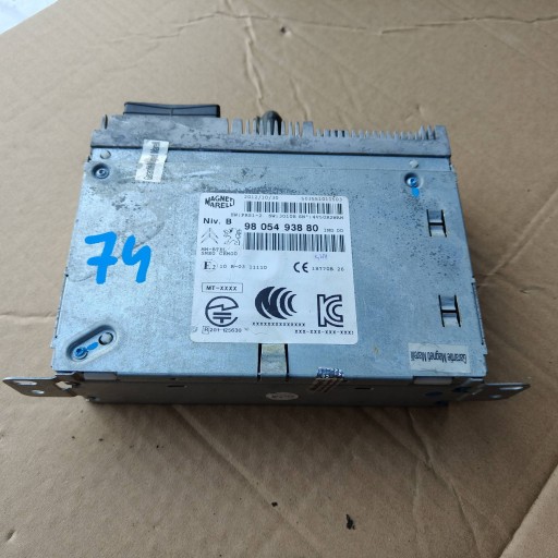 Stacja multimedialna Peugeot 208 e 9805493880