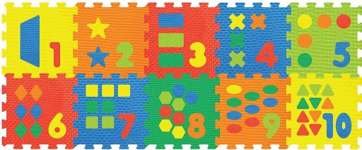 Підлоговий килимок SMILY PLAY Puzzle 76in1