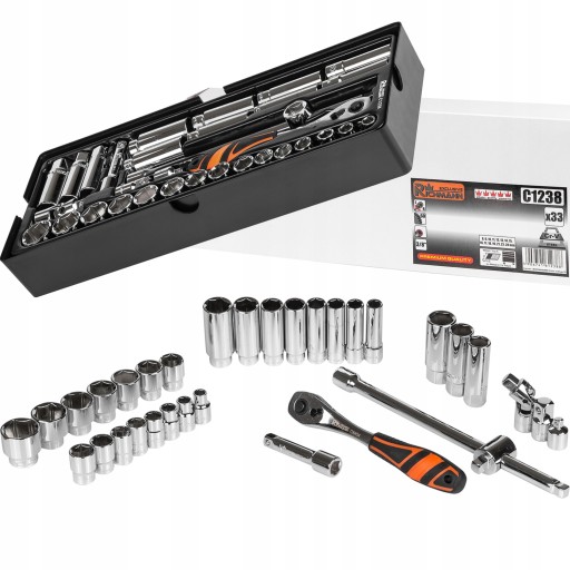 RICHMANN КАРТРИДЖ НАБІР НАСАДОК 3/8 ' 8-24 ММ 33 EL