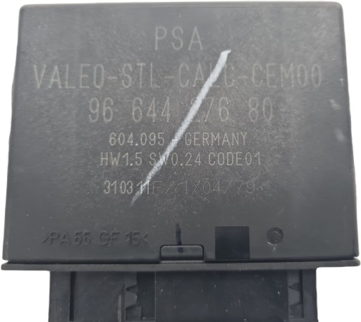 CITROEN C5 III X7 modul ASYSTENTA öv, szíj RUCHU 9664427680