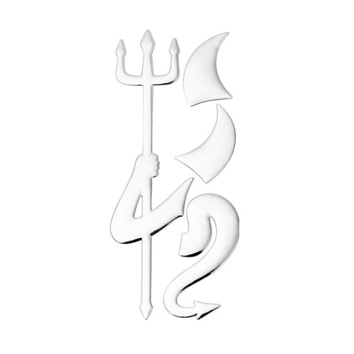 8pcs Simple 3D PVC Devil Decal Car / Truck Custom