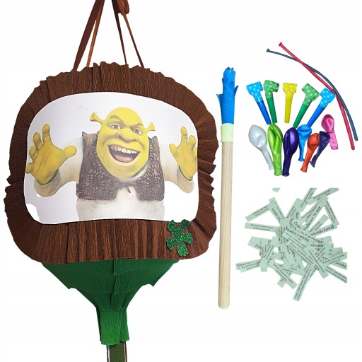 Шрек піньята 40 см х 45 см