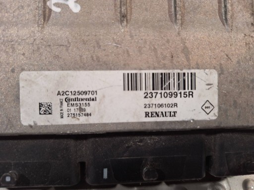 computer A2C12509701 237109915R 237106102R RENAULT DACIA