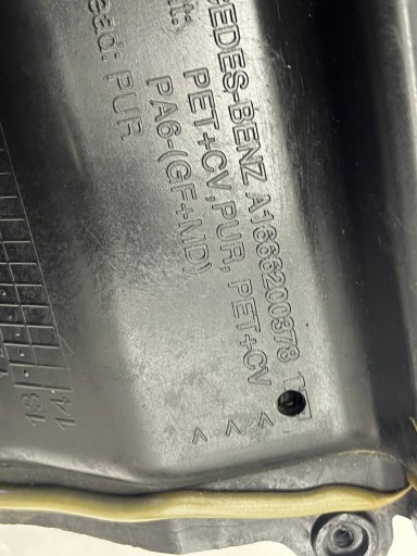 Blende Abdeckung Schalldämmung wärmblech MERCEDES ML W166 A1666200378