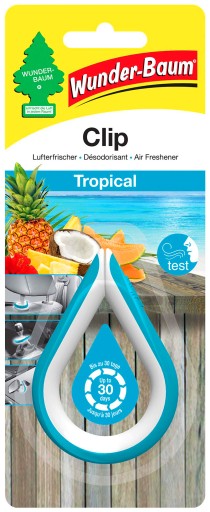 WUNDER BAUM ПОЛІМЕРНИЙ АРОМАТ CLIP-TROPICAL