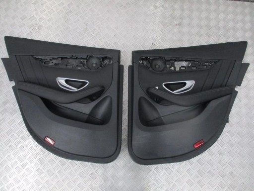 Оббивка дверей W253 MB GLC AMG шкіра злегка вухата.