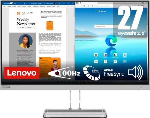 Monitor Lenovo L27i40 (67ABKAC4EU)