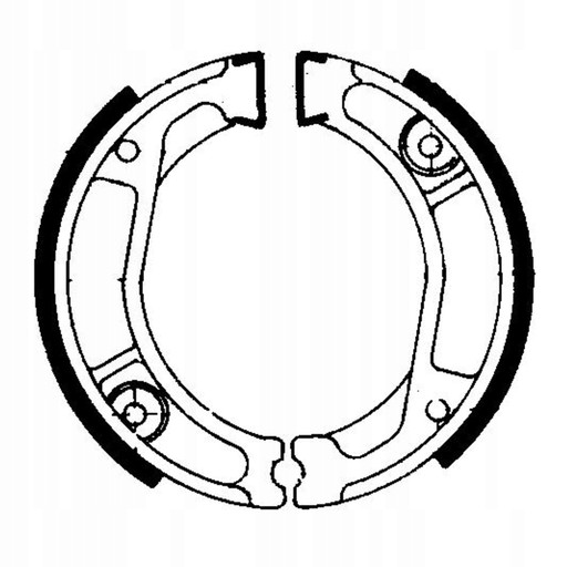 FSB740 - ТОРМОЗНЫЕ КОЛОДКИ ЗАДНИЕ HONDA NX, XL, XR 250/350 197
