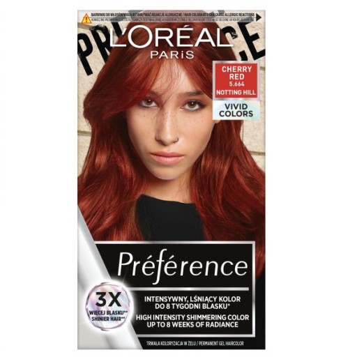 LOreal Paris Preference Vivid Colors trvalá farba na vlasy 5.664