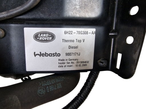 LAND RANGE ROVER SPORT WEBASTO 6H22-70G308-AA