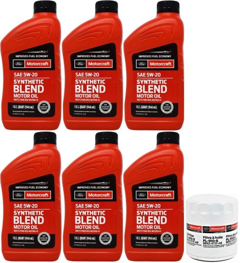 MOTORCRAFT 5W30 5.7L + ФИЛЬТР MUSTANG 2.3 15-17