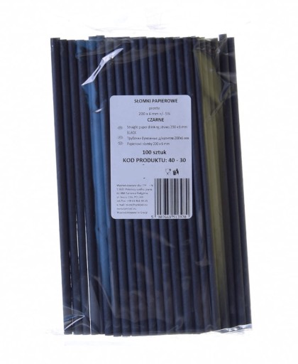 Паперові соломинки Tamipol 100 шт.