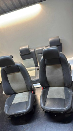 SKORY SAAB 9-3 93 seats grey JASNY WELUR sedan EU KOMPLET seats