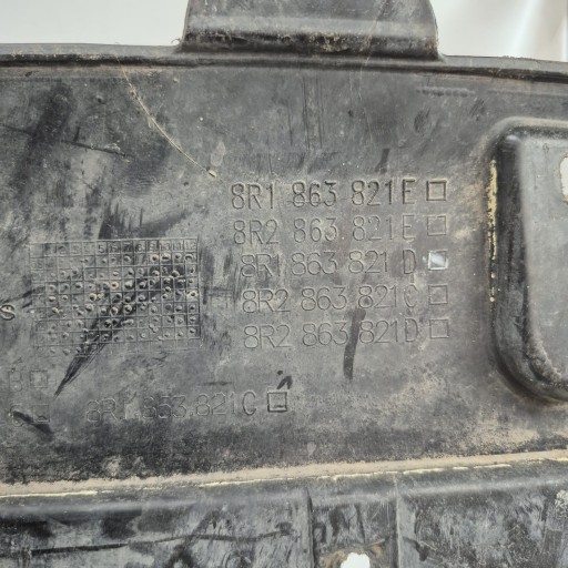 AUDI Q5 SQ5 8R 08- cover below engine cover lower front 8R1863821C
