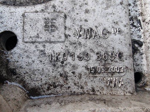 axle beam front 1K0199369G SKODA OCTAVIA II