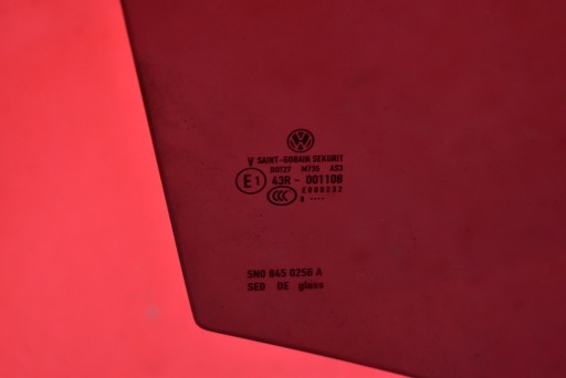 window side right rear part rear VW TIGUAN 1 and 5N 07-16
