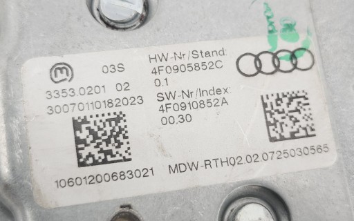 AUDI A6 C6 Q7 and 4L RYGIEL blocking steering wheel 4F0905852C