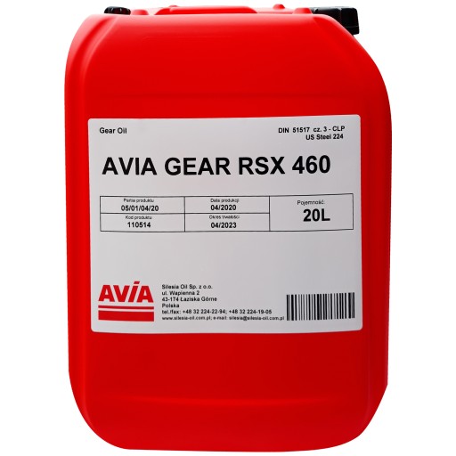Масло трансмісійне avia sp/clp 460 20л