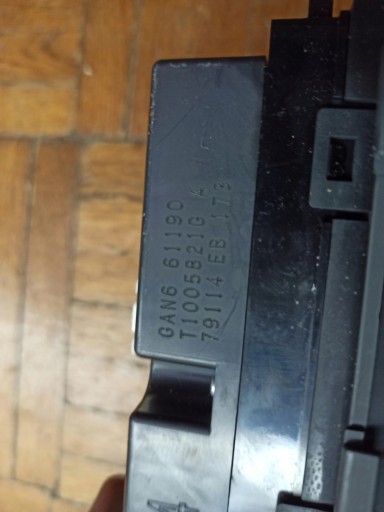 MAZDA 6 GH PANEL of the air conditioning