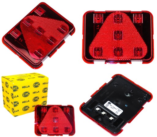 9DW 178 - СВЕТОДИОДНЫЙ ЗАДНИЙ ФОНАРЬ ВХОД СТОП ТРЕУГОЛЬНИК 24V