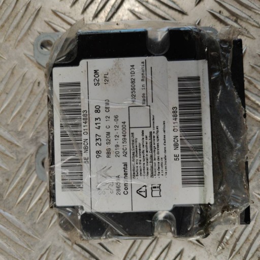 Unité de contrôle sensor Airbag Citroen Jumpy 9823741380
