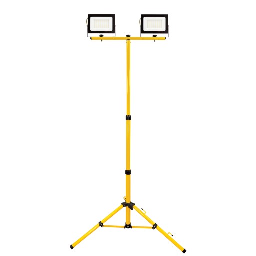 Прожектор галогенная светодиодная лампа 2x 50W + штатив